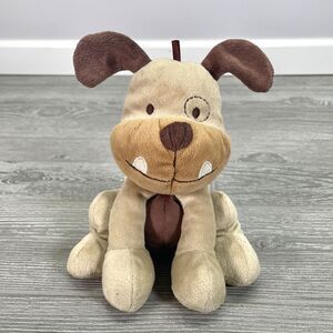 Carter's Just One Year Bulldog 7" Puppy Dog Tan Brown Plush Stuffed Animal